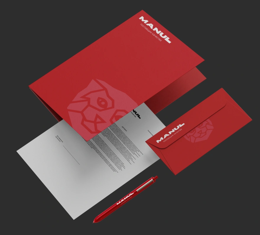 Разработали дизайн офисного набора для компании MANUL