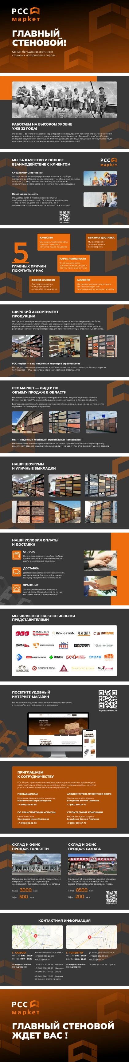 Разработали презентацию для компании РСС-маркет